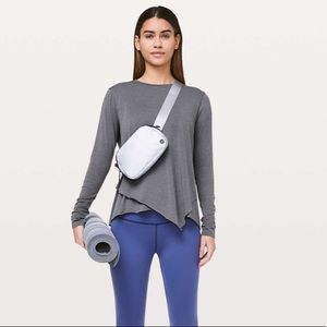 Lulu Sweetest Day Long Sleeve Heathered Titanium